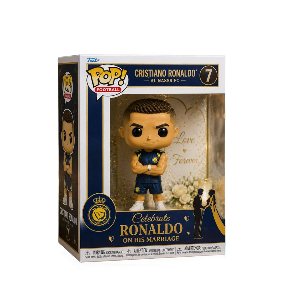 Cristiano Ronaldo AL Nassr FC Wedding Marriage Funko Pop Cristiano Ronaldo Merch Fan Gifts - Kdjoy