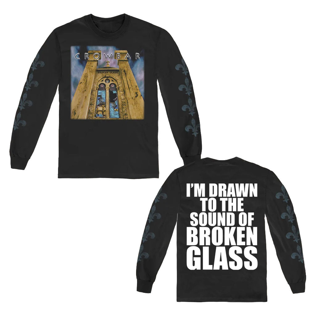 Crowbar Merch 2026 Broken Glass Long Sleeve Shirt Best Gifts For Music Lovers - Kdjoy