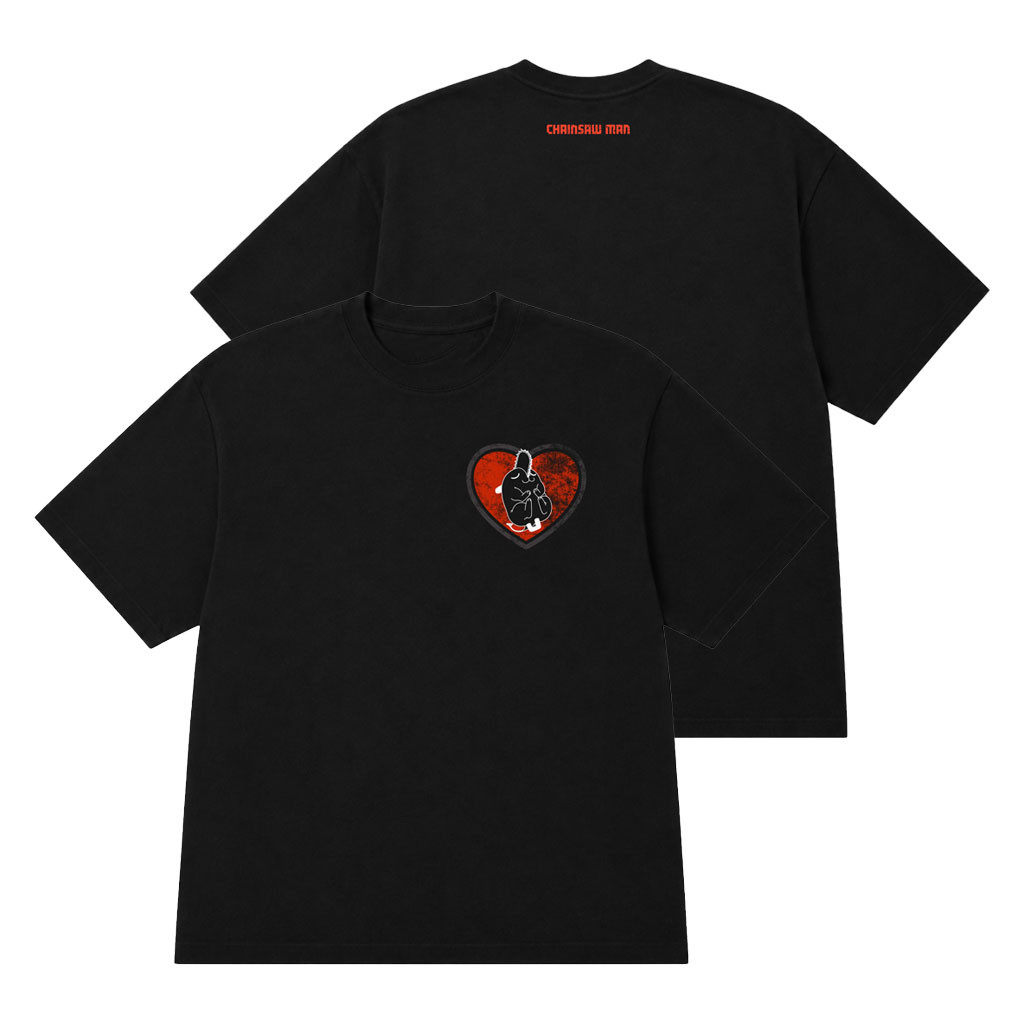 Crunchyroll Chainsaw Man Merch 2026 Chainsaw Man Pochita Heart T-Shirt Gift For Anime Lovers - Kdjoy
