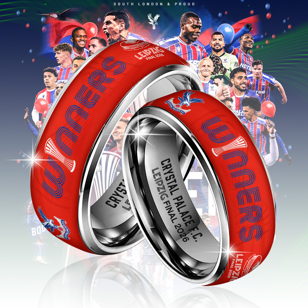 Crystal Palace FC Conference League Winners 2026 Ring Crystal Palace FC Merch Best Gift For Dad - Kdjoy Crystal Palace FC Conference League Winners 2026 Ring Crystal Palace FC Merch Best Gift For Dad - Kdjoy