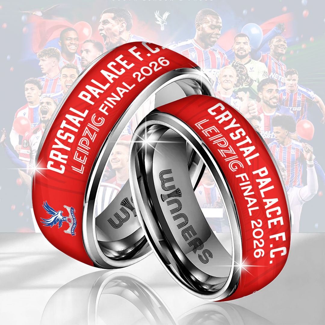 Crystal Palace FC Conference League Winners 2026 Ring Crystal Palace Merch Father's Day Present - Kdjoy Crystal Palace FC Conference League Winners 2026 Ring Crystal Palace Merch Father's Day Present - Kdjoy