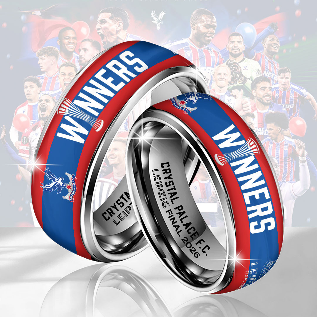 Crystal Palace FC Conference League Winners 2026 Ring Football Lover Merchandise Gift For Dad - Kdjoy