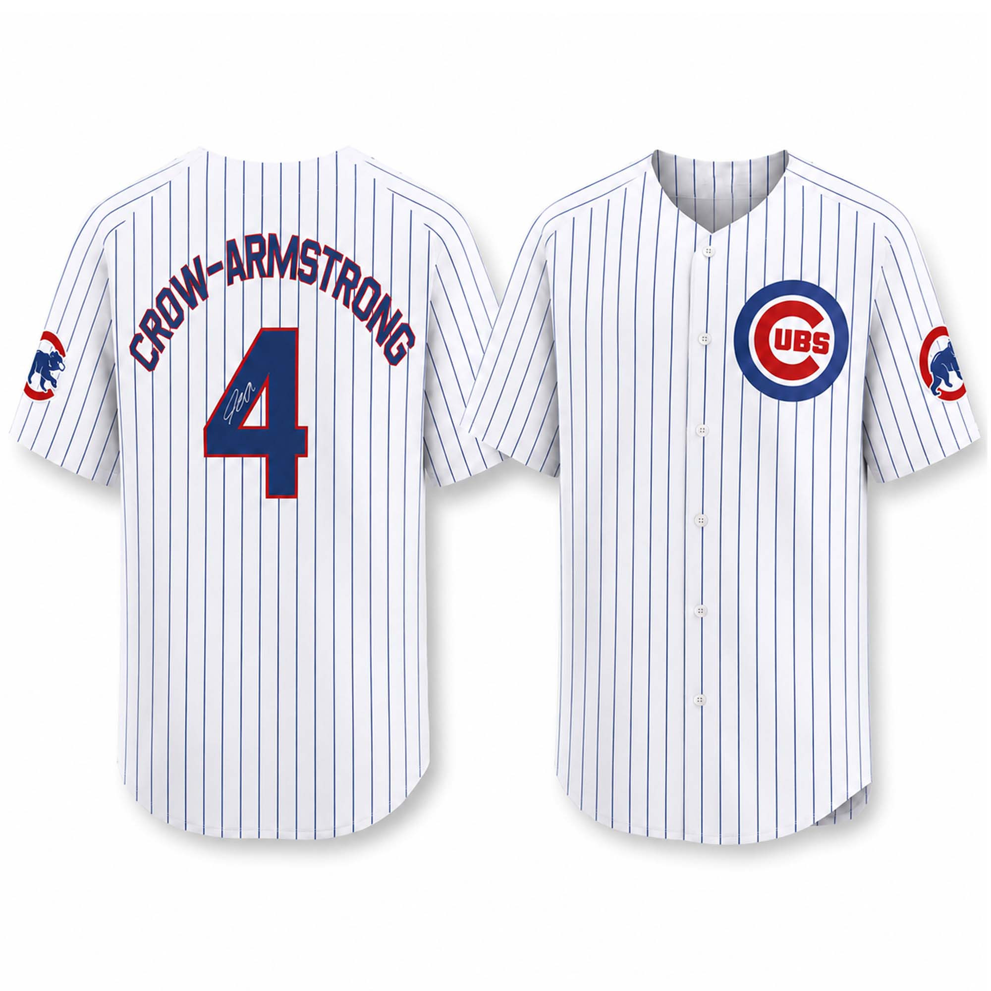 Cubs Pete Crow Armstrong #4 Baseball Jersey Chicago Cubs Merch Best Gifts For Baseball Fans - Kdjoy