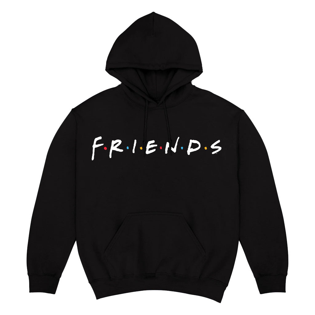 Culturefly Merch 2026 Friends Logo Hoodie Black Friends Sitcom Merch Gift For Besties - Kdjoy