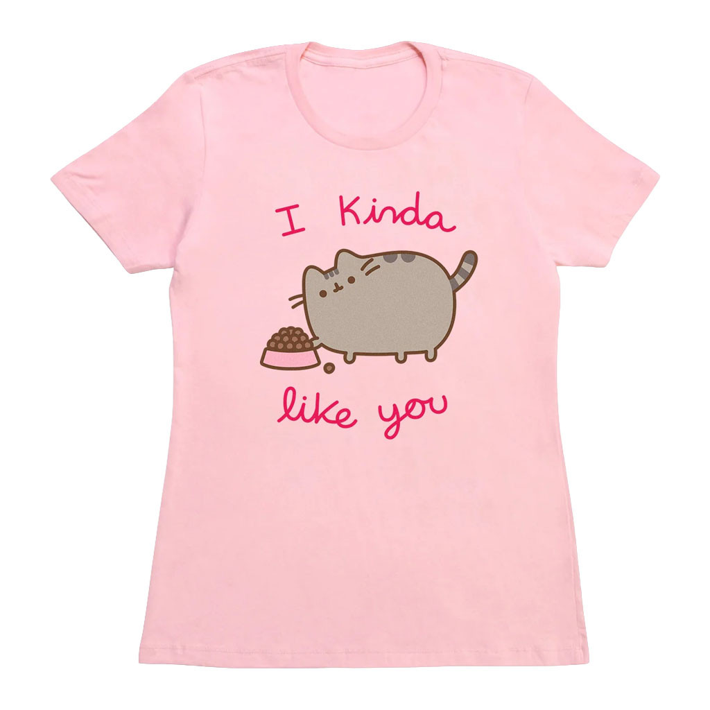Culturefly Merch 2026 Pusheen I Kinda Like You T-Shirt Cute Gift For Cat Lovers - Kdjoy