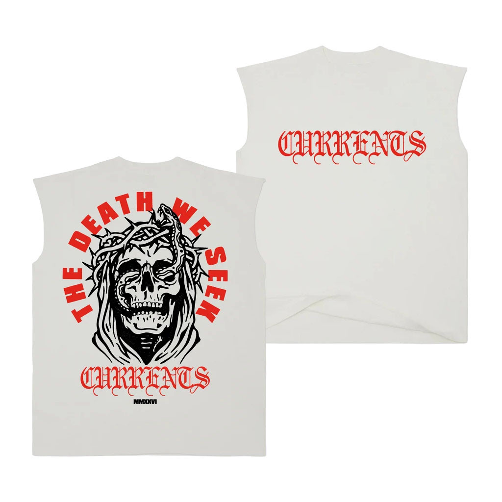 Currents Merch 2026 Skull Tank Top The Death We Seek Clothing Gift For Fans - Kdjoy Currents Merch 2026 Skull Tank Top The Death We Seek Clothing Gift For Fans - Kdjoy