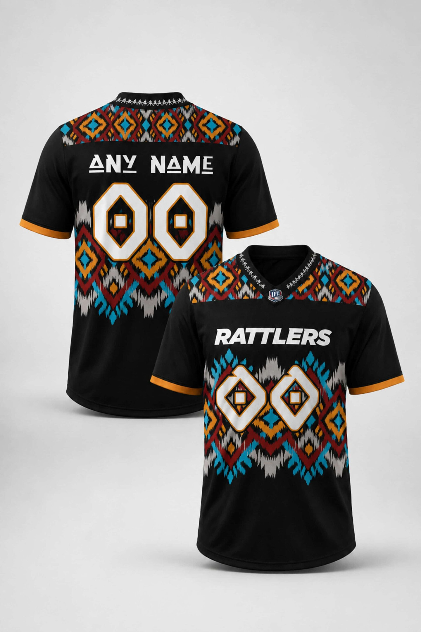 Custom Arizona Rattlers Native American Heritage 2026 Football Jersey Rattlers Merch Fan Gifts - Kdjoy Custom Arizona Rattlers Native American Heritage 2026 Football Jersey Rattlers Merch Fan Gifts - Kdjoy