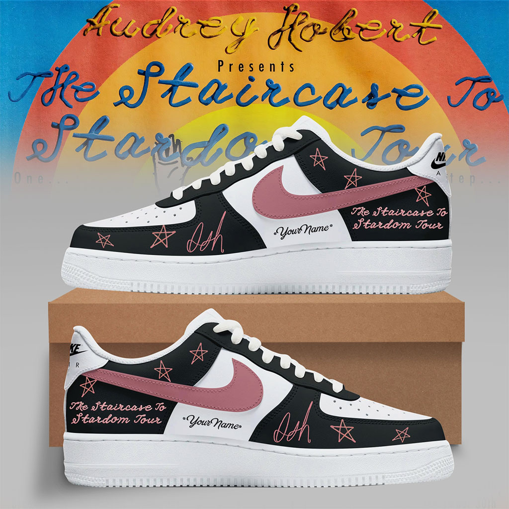 Custom Audrey Hobert The Staircase To Stardom Tour Shoes Audrey Hobert Merch Gifts For Fans - Kdjoy
