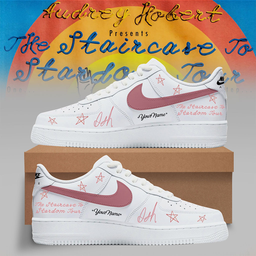 Custom Audrey Hobert The Staircase To Stardom Tour Shoes Audrey Hobert Merch Music Lovers Gifts - Kdjoy