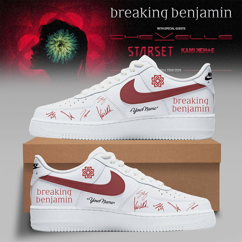 Custom Breaking Benjamin American Tour 2026 Shoes Breaking Benjamin Merch White Rock Fan Gifts - Kdjoy Custom Breaking Benjamin American Tour 2026 Shoes Breaking Benjamin Merch White Rock Fan Gifts - Kdjoy