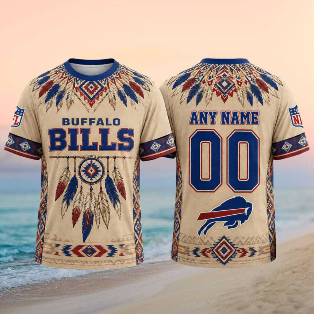 Custom Buffalo Bills Native American Dreamcatcher T-Shirt Game Day Attire Bills Mafia Gifts - Kdjoy Custom Buffalo Bills Native American Dreamcatcher T-Shirt Game Day Attire Bills Mafia Gifts - Kdjoy