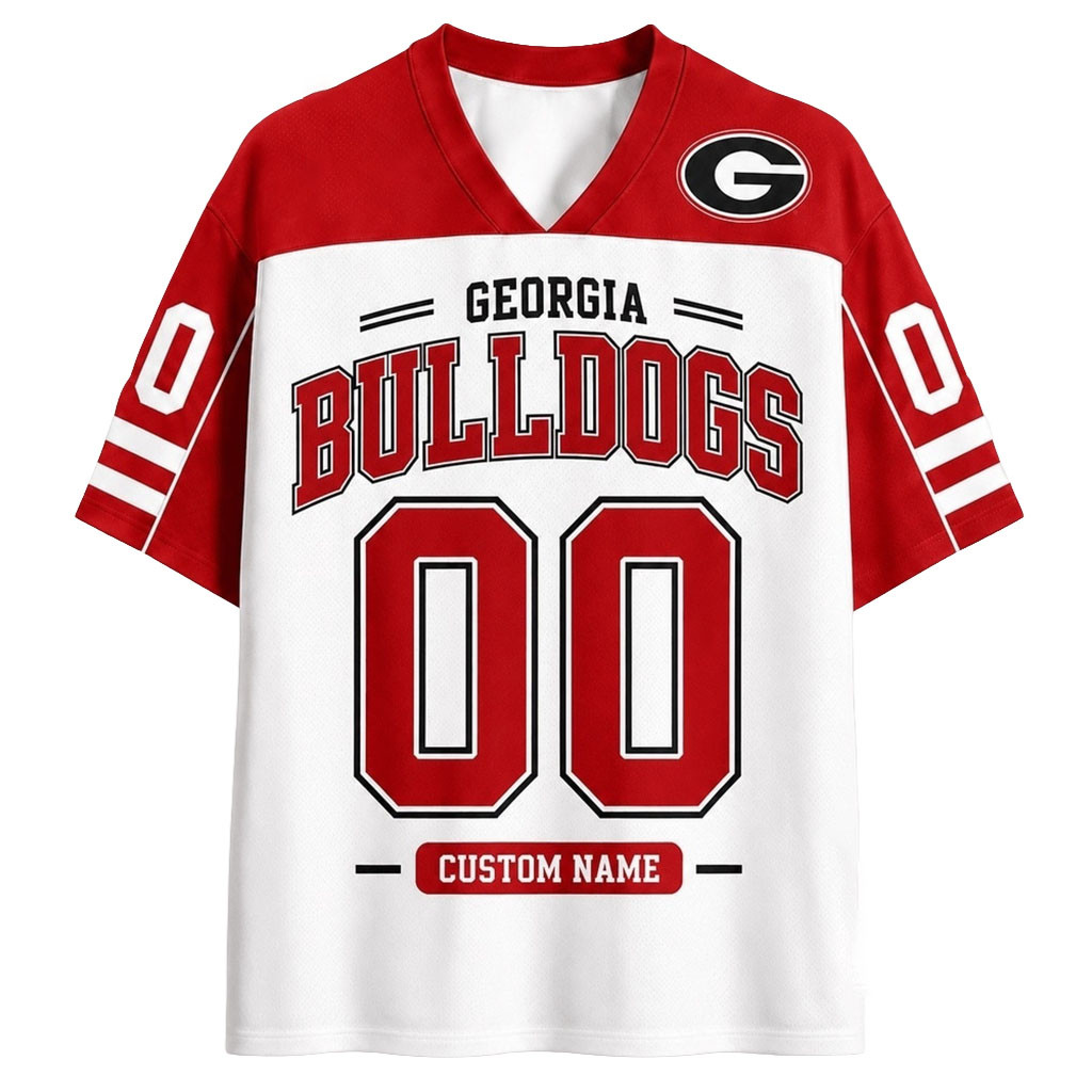 Custom Georgia Bulldogs Jersey Football Game Day Apparel Gifts For Dawg Nation - Kdjoy