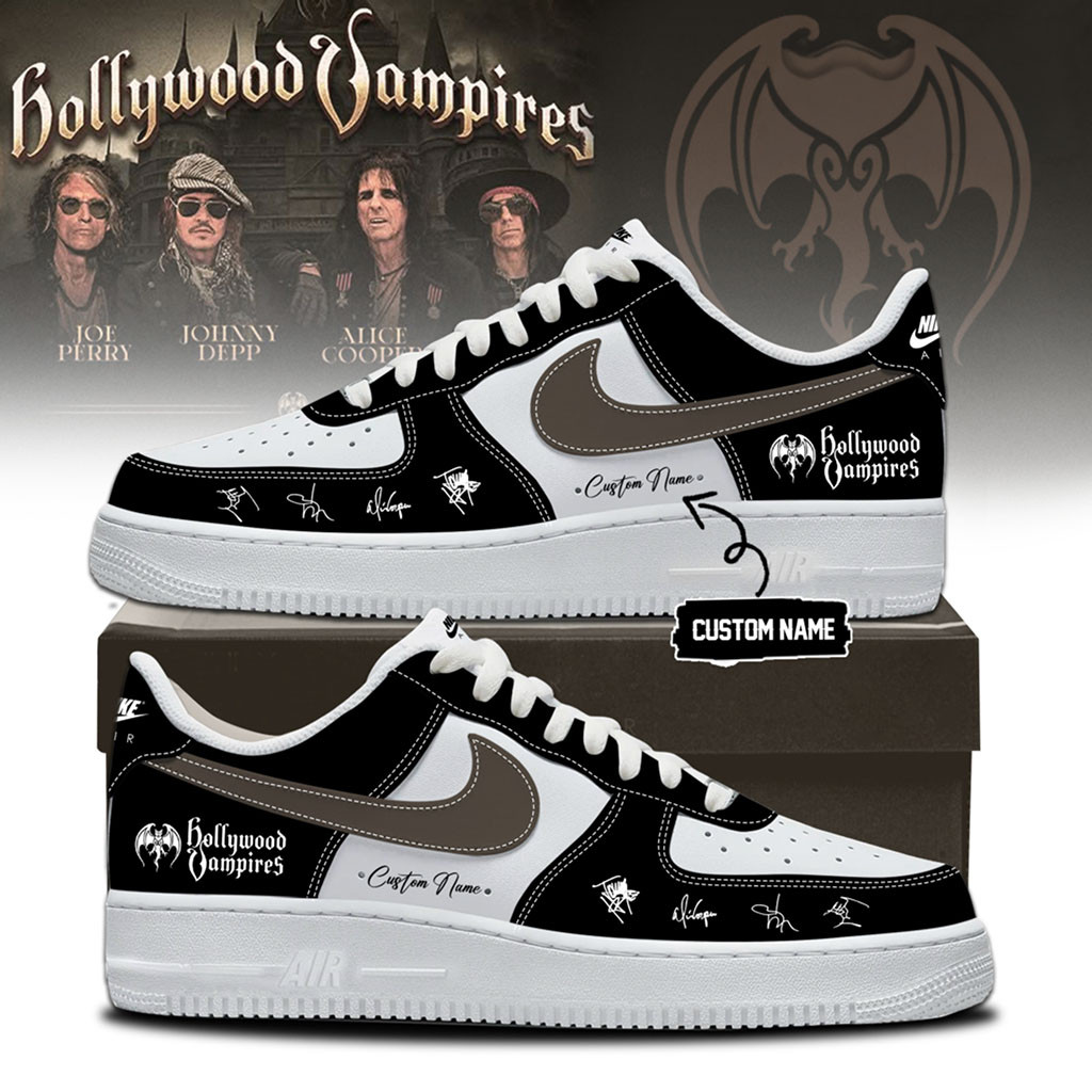 Custom Hollywood Vampires World Tour 2026 Signed Sneakers Hollywood Vampires Merch Fan Gifts - Kdjoy