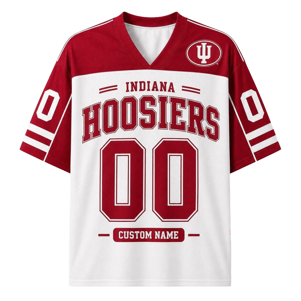 Custom Indiana Hoosiers Jersey Gameday Clothing Gifts For Indiana Hoosiers Lovers - Kdjoy
