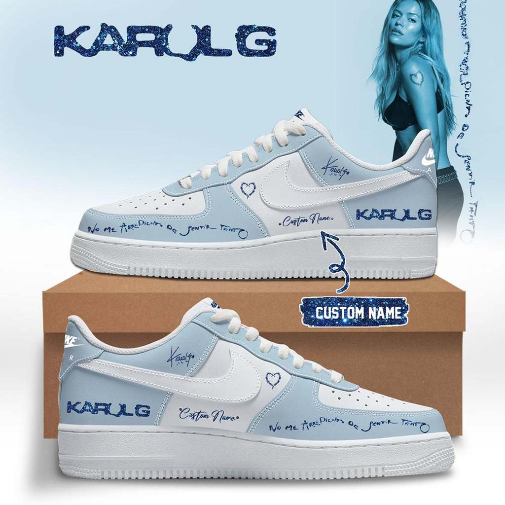 Custom Karol G Album No Me Arrepiento de Sentir Tanto 2026 Sneakers Karol G Merch Fan Gifts