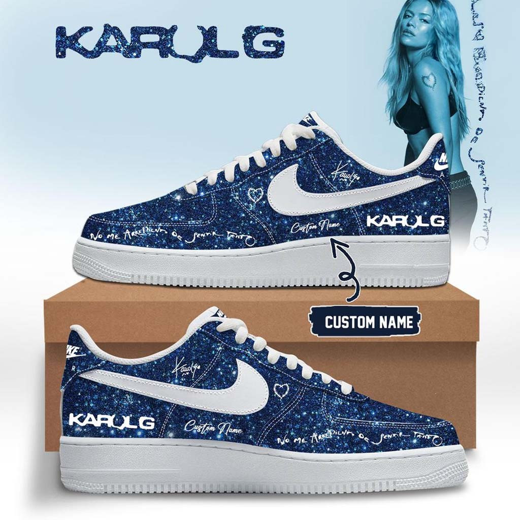 Custom Karol G Merch Album No Me Arrepiento de Sentir Tanto 2026 Shoes Gift Ideas For Her