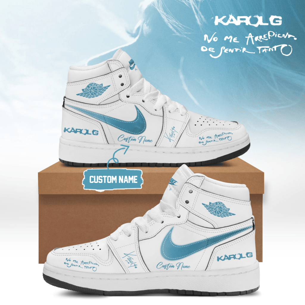 Custom Karol G No Me Arrepiento De Sentir Tanto Shoes Karol G Personalized Sneakers Gifts - Kdjoy