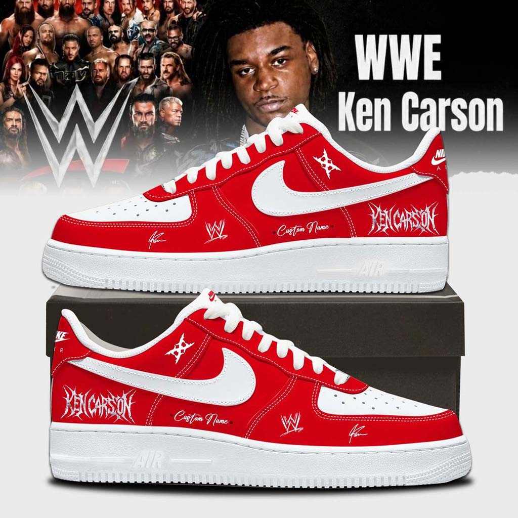 Custom Ken Carson X WWE SummerSlam 2026 Signature Sneakers Fan Merch Gift For Husband - Kdjoy