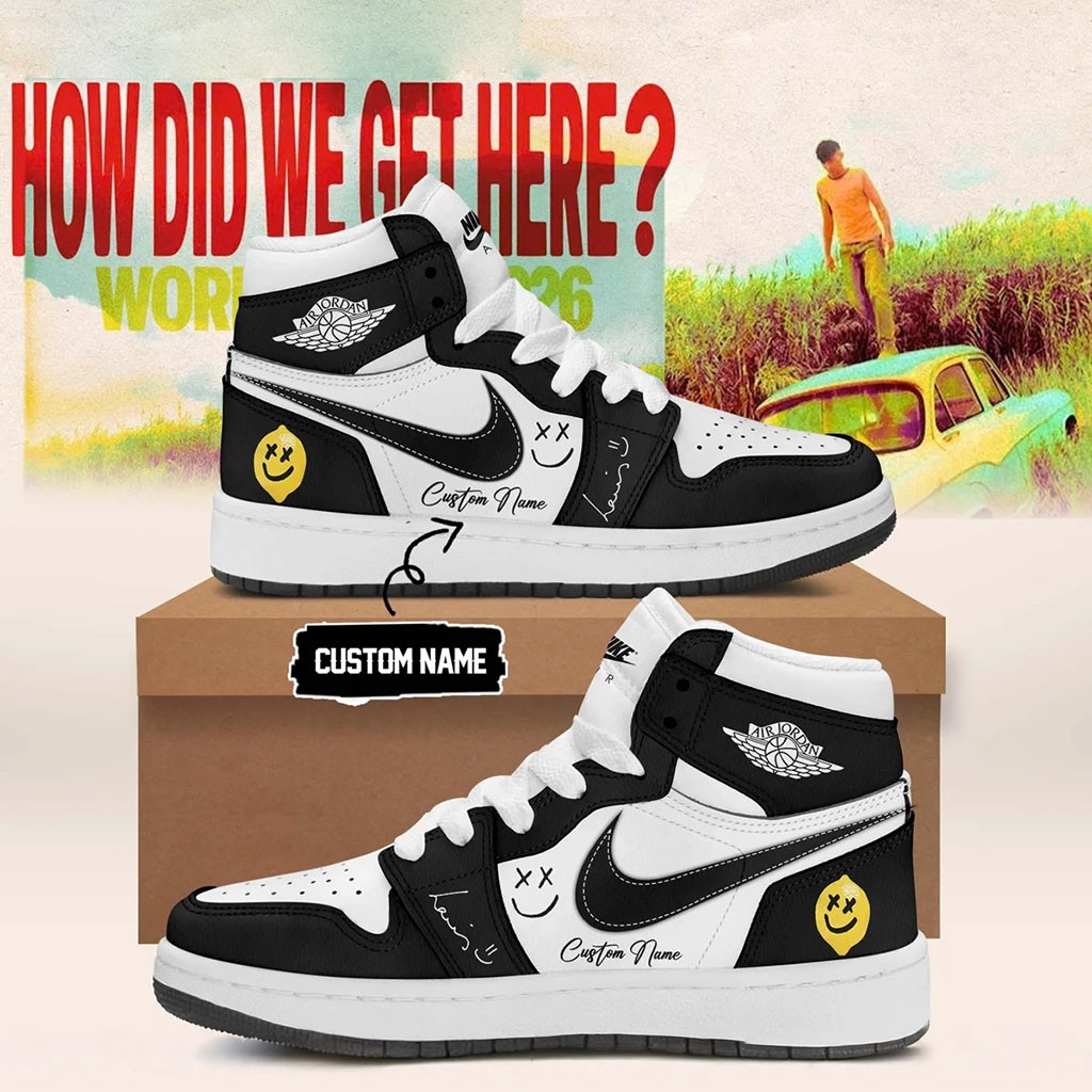 Custom Louis Tomlinson How Did We Get Here Tour 2026 Sneakers Louis Tomlinson Merch Best Gifts - Kdjoy