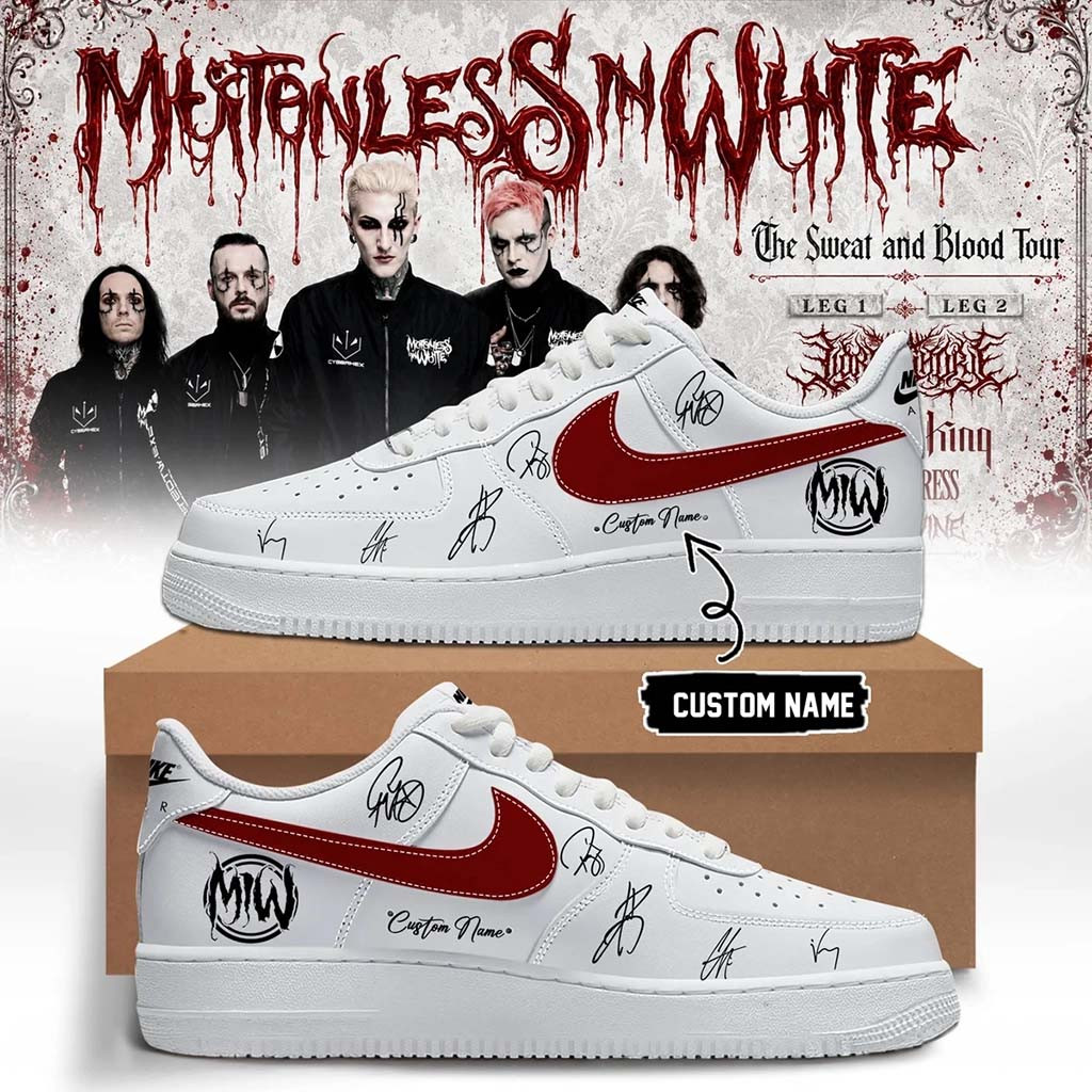Custom Motionless In White Merch 2026 The Sweat And Blood Tour Shoes Sneakers Fan Present - Kdjoy Custom Motionless In White Merch 2026 The Sweat And Blood Tour Shoes Sneakers Fan Present - Kdjoy