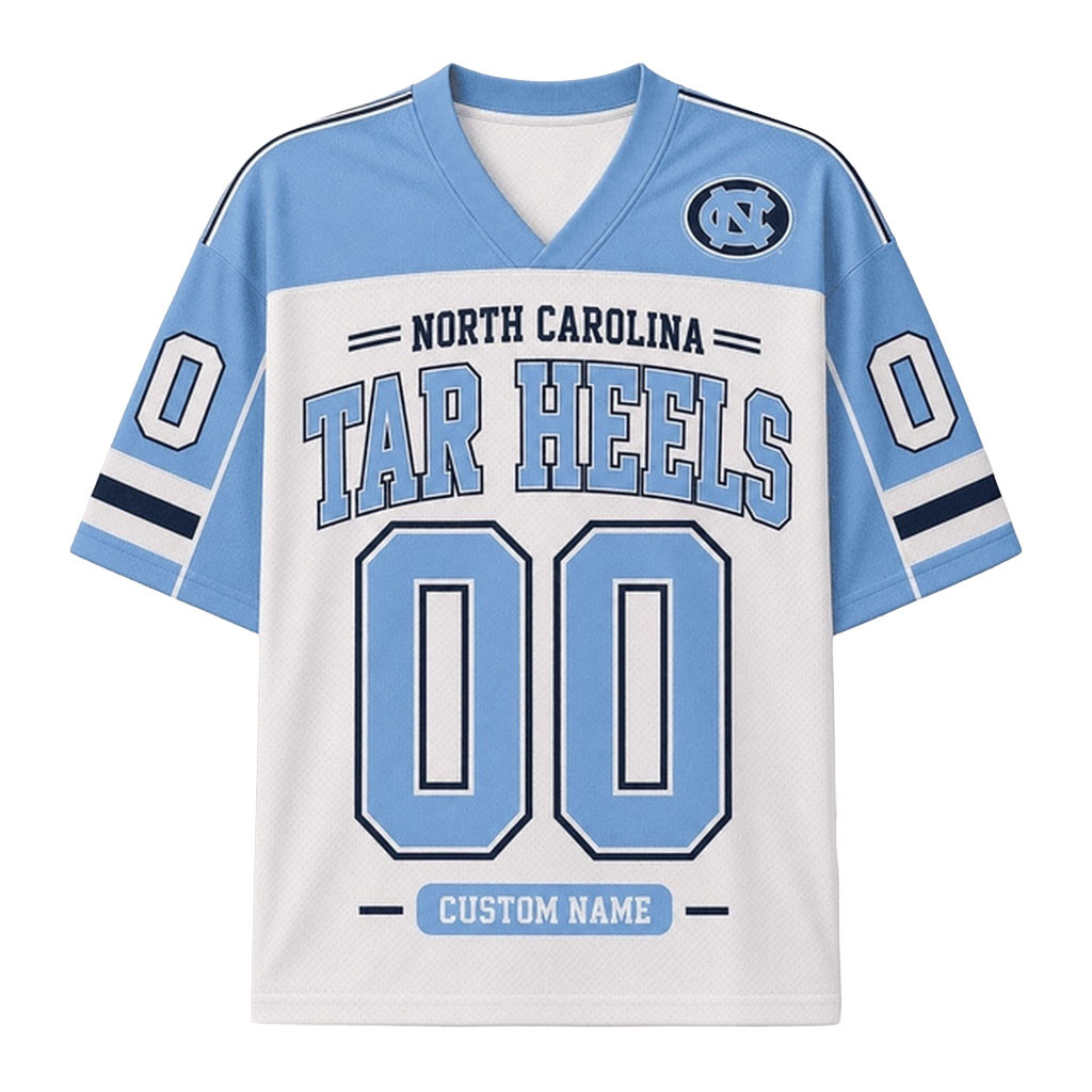 Custom North Carolina Tar Heels Jersey Game Day Apparel Gift For Tar Heels Fans - Kdjoy Custom North Carolina Tar Heels Jersey Game Day Apparel Gift For Tar Heels Fans - Kdjoy