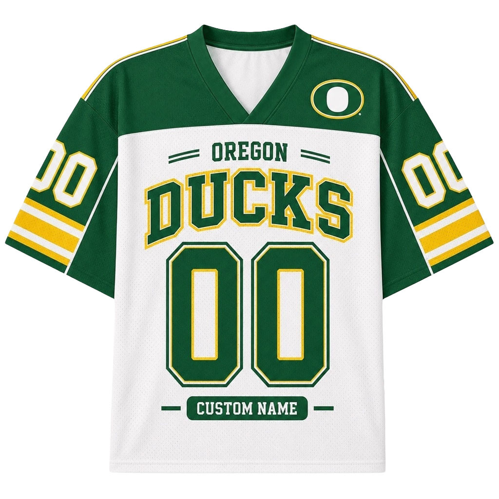 Custom Oregon Ducks Jersey Football Game Day Outfit Oregon Ducks Fans Gifts - Kdjoy Custom Oregon Ducks Jersey Football Game Day Outfit Oregon Ducks Fans Gifts - Kdjoy