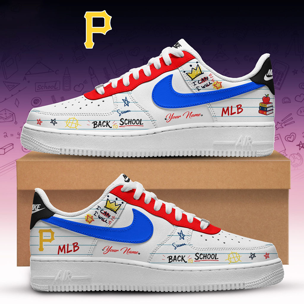 Custom Pittsburgh Pirates Team x Back To School 2026 Sneakers Pirates Merch Gifts For Son