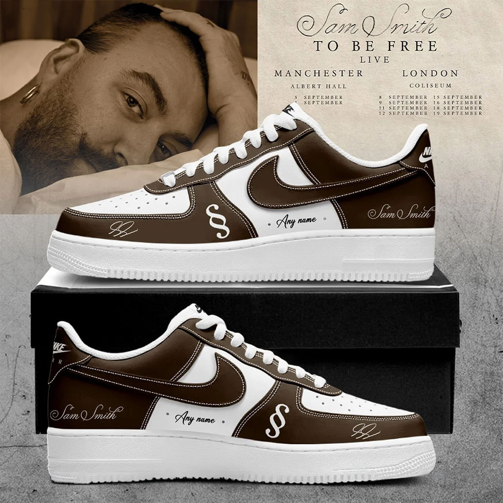Custom SAM SMITH To Be Free Live Sneakers Sam Smith Merch Gift Ideas For Music Lovers - Kdjoy