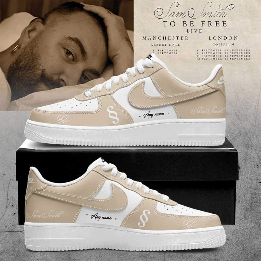 Custom SAM SMITH To Be Free Live Sneakers Sam Smith Merch Unique Gifts For Music Lovers - Kdjoy
