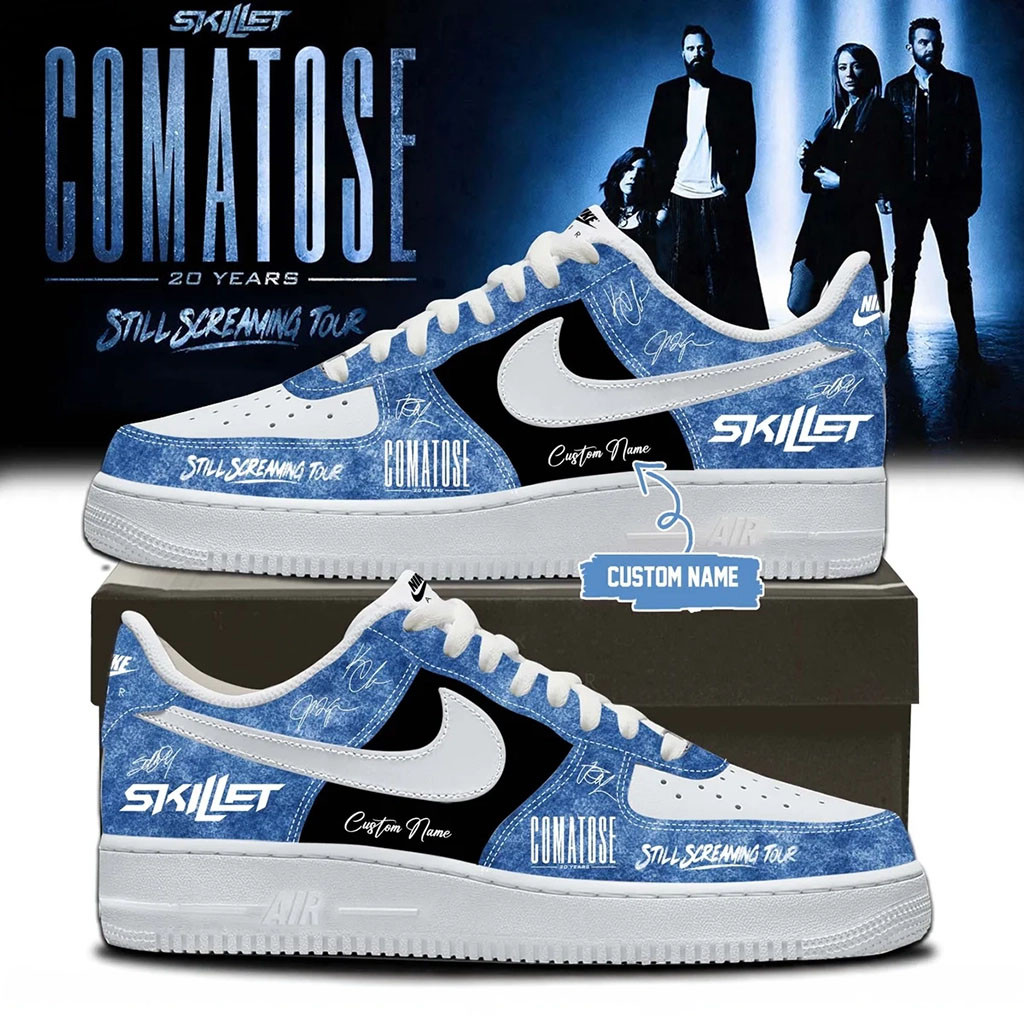 Custom Skillet Merch 2026 Comatose 20 Years Still Screaming Tour Sneakers Gifts For Fans - Kdjoy
