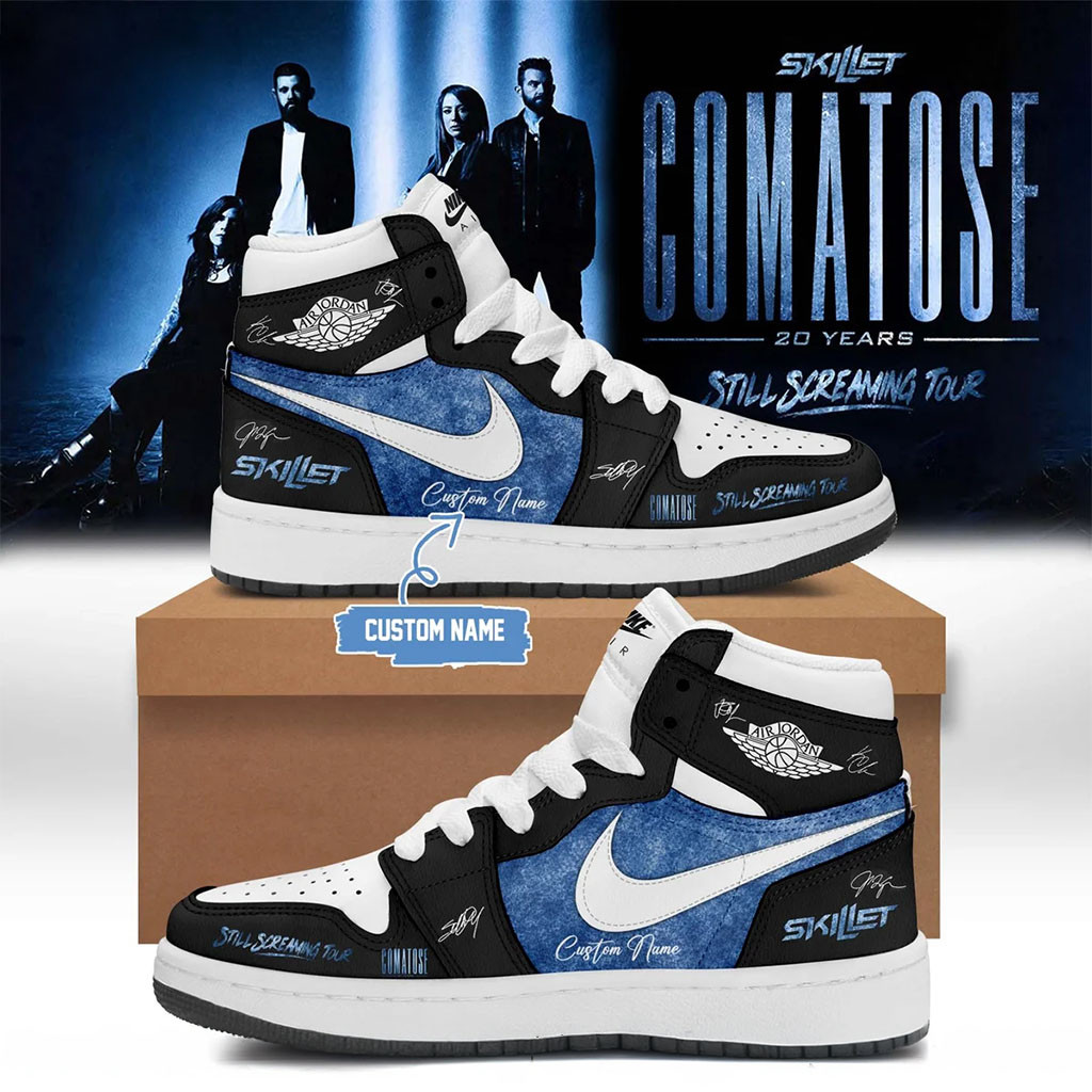 Custom Skillet Merchandise 2026 Comatose Still Screaming Tour Shoes Cool Gifts For Music Lovers - Kdjoy Custom Skillet Merchandise 2026 Comatose Still Screaming Tour Shoes Cool Gifts For Music Lovers - Kdjoy