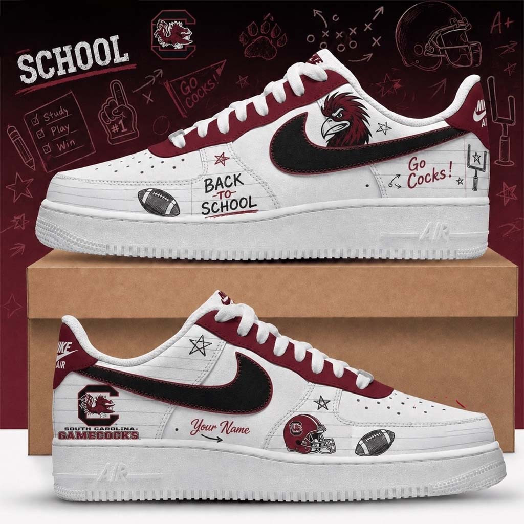 Custom South Carolina Gamecocks Merch 2026 Back To School Sneakers Go Cocks Shoes Gift For Fans - Kdjoy