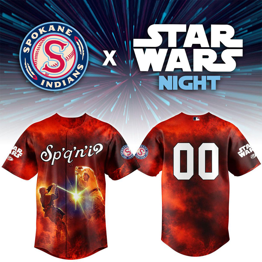 Custom Spokane Indians Star Wars Night Game Jersey Spokane Indians Merch Gifts For Fans Custom Spokane Indians Star Wars Night Game Jersey Spokane Indians Merch Gifts For Fans
