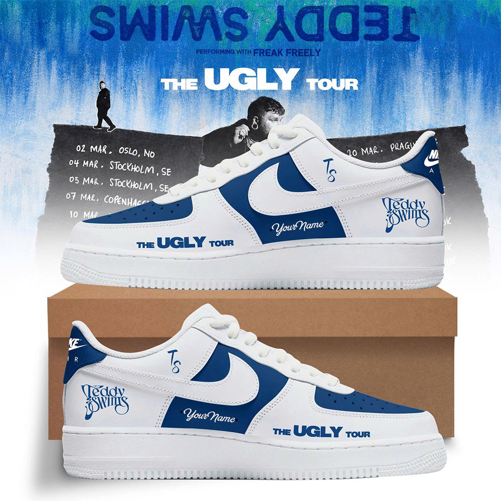 Custom Teddy Swims The Ugly Europe And UK Tour 2027 Shoes Teddy Swims Merch Fan Gifts - Kdjoy