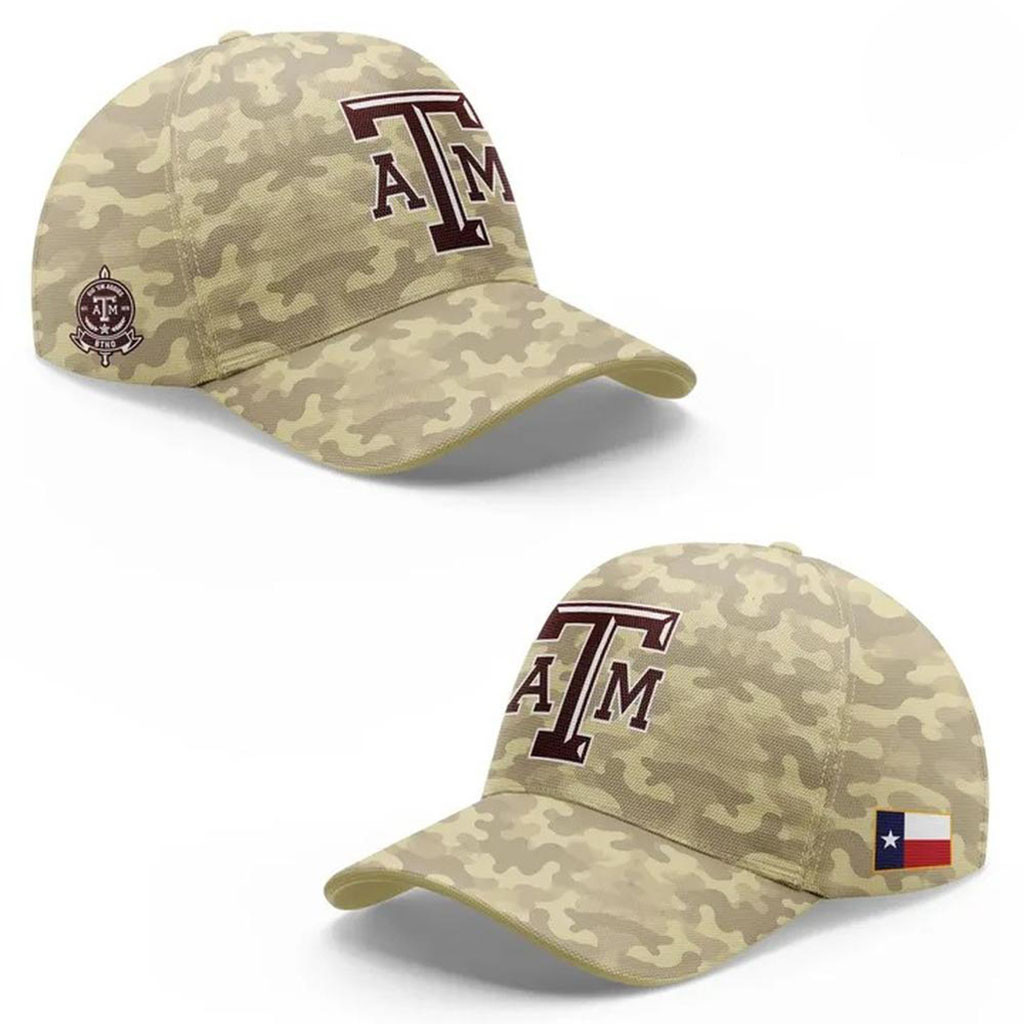Custom Texas A&M Aggies 2026 Honor and Support Desert Camo Hat Aggies Merch Gifts For Husband - Kdjoy Custom Texas A&M Aggies 2026 Honor and Support Desert Camo Hat Aggies Merch Gifts For Husband - Kdjoy