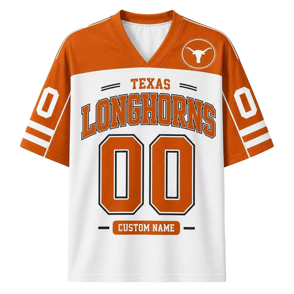 Custom Texas Longhorns Jersey Game Day Clothing Gifts For Texas Longhorns Lovers - Kdjoy