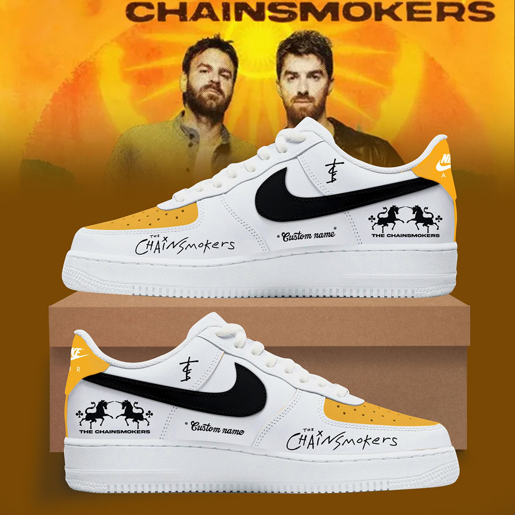 Custom The Chainsmokers Tour 2026 Sneakers The Chainsmokers Merch Best Gifts For Brother