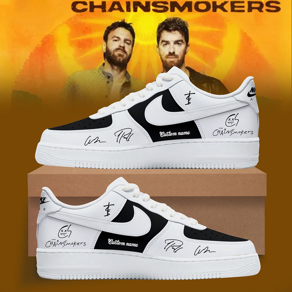 Custom The Chainsmokers Tour 2026 Sneakers The Chainsmokers Merch Birthday Gift For Husband