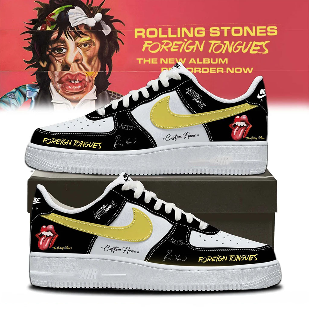 Custom The Rolling Stones Merch 2026 Foreign Tongues Signed Sneakers Gift For Rock Band Fans - Kdjoy Custom The Rolling Stones Merch 2026 Foreign Tongues Signed Sneakers Gift For Rock Band Fans - Kdjoy