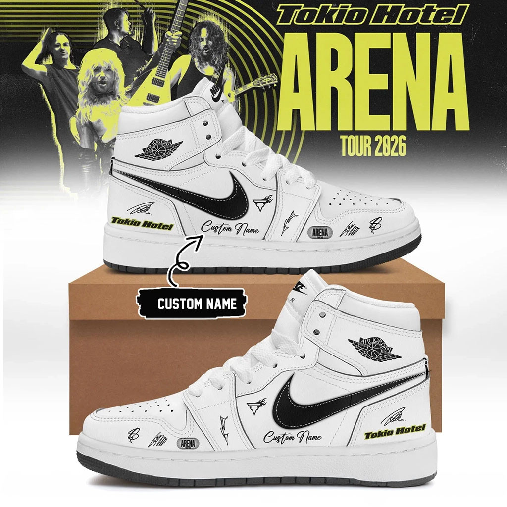 Custom Tokio Hotel Arena Tour 2026 Signed Sneakers Tokio Hotel Merch Music Fan Gift For Him - Kdjoy