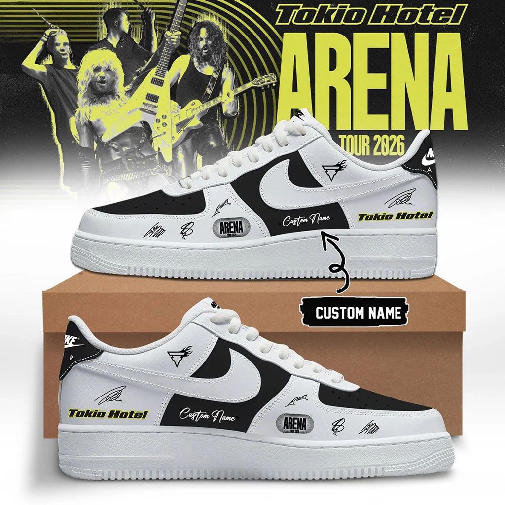 Custom Tokio Hotel Arena Tour 2026 Signed Sneakers Tokio Hotel Merch Present For Music Lovers - Kdjoy Custom Tokio Hotel Arena Tour 2026 Signed Sneakers Tokio Hotel Merch Present For Music Lovers - Kdjoy