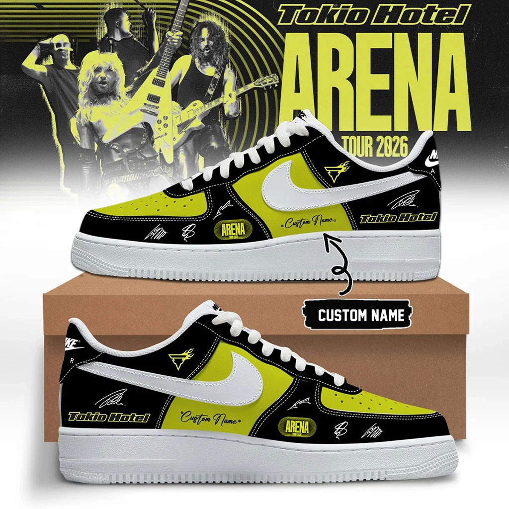 Custom Tokio Hotel ARENA TOUR Sneakers Tokio Hotel Merch Gifts For Music Lovers - Kdjoy Custom Tokio Hotel ARENA TOUR Sneakers Tokio Hotel Merch Gifts For Music Lovers - Kdjoy