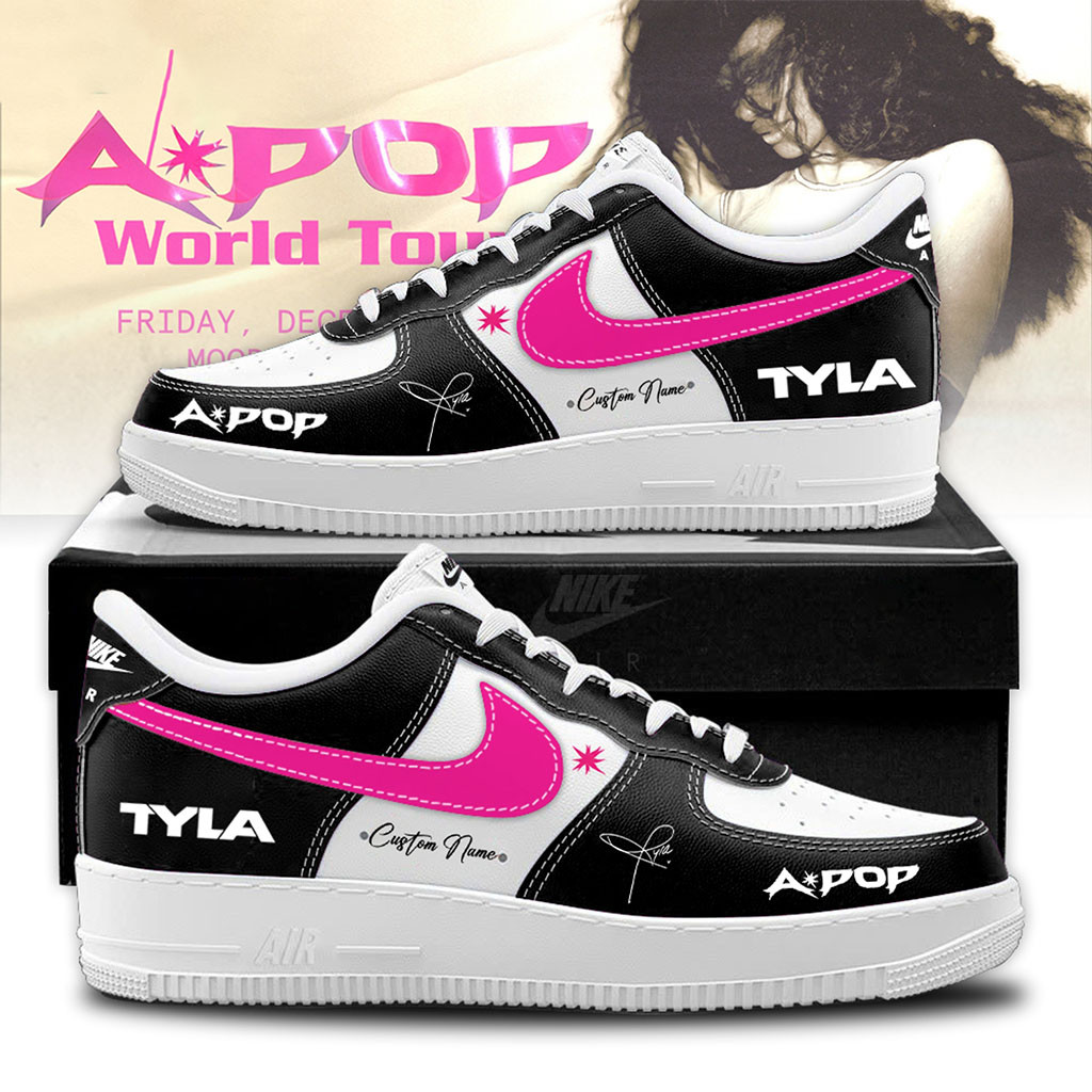 Custom Tyla Apop World Tour Sneakers Tyla Merch Gifts For Music Enthusiasts - Kdjoy