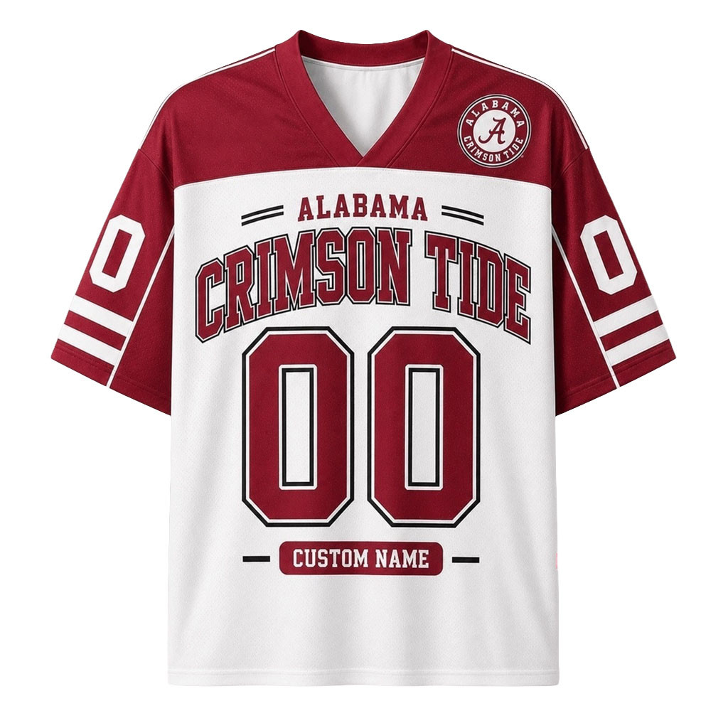 Customized Alabama Crimson Tide College Team Pride Jersey Alabama Crimson Fans Gifts - Kdjoy