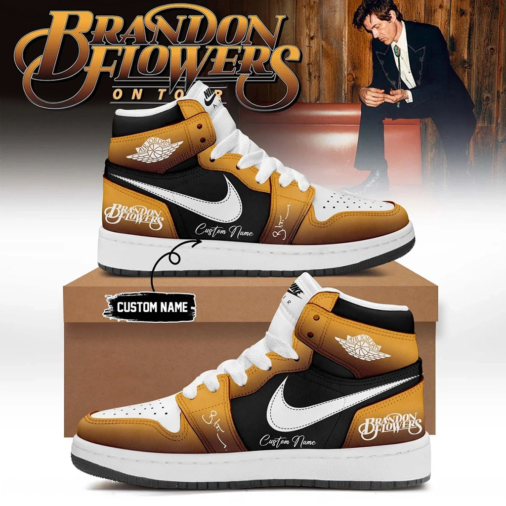 Customized Brandon Flowers On Tour 2026 Signed Sneakers Brandon Flowers Merch Music Fan Gear - Kdjoy Customized Brandon Flowers On Tour 2026 Signed Sneakers Brandon Flowers Merch Music Fan Gear - Kdjoy