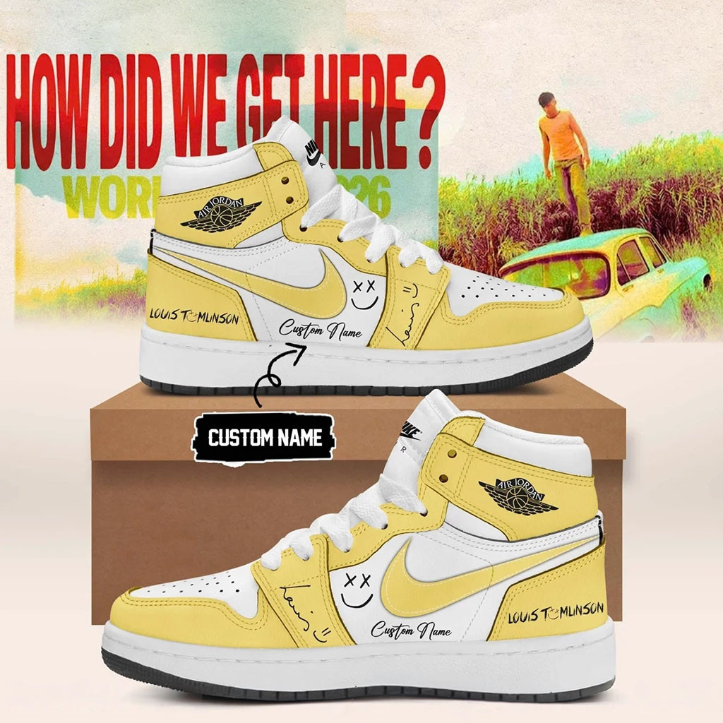 Customized Louis Tomlinson 2026 How Did We Get Here Tour Sneakers Louis Tomlinson Merch Gifts - Kdjoy Customized Louis Tomlinson 2026 How Did We Get Here Tour Sneakers Louis Tomlinson Merch Gifts - Kdjoy