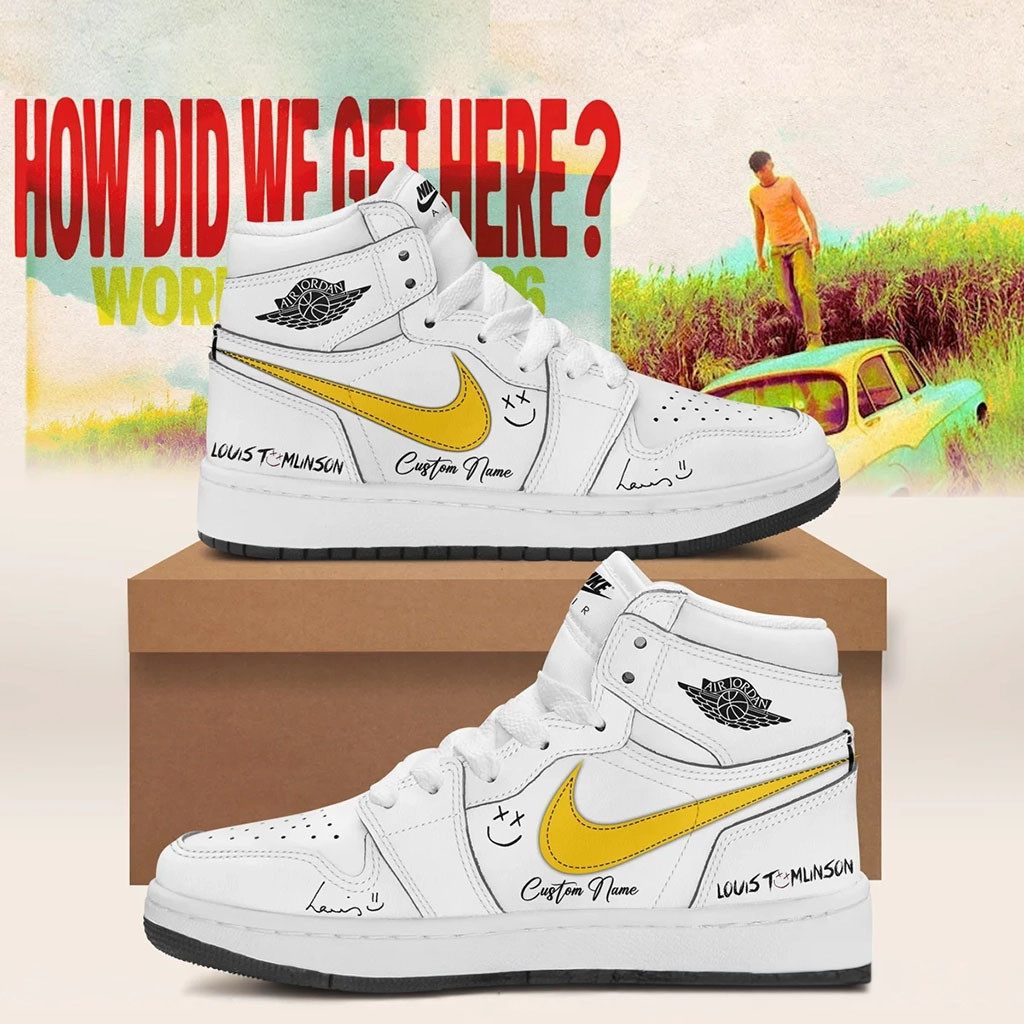 Customized Louis Tomlinson Merch 2026 How Did We Get Here Tour Sneakers Music Lover Present - Kdjoy
