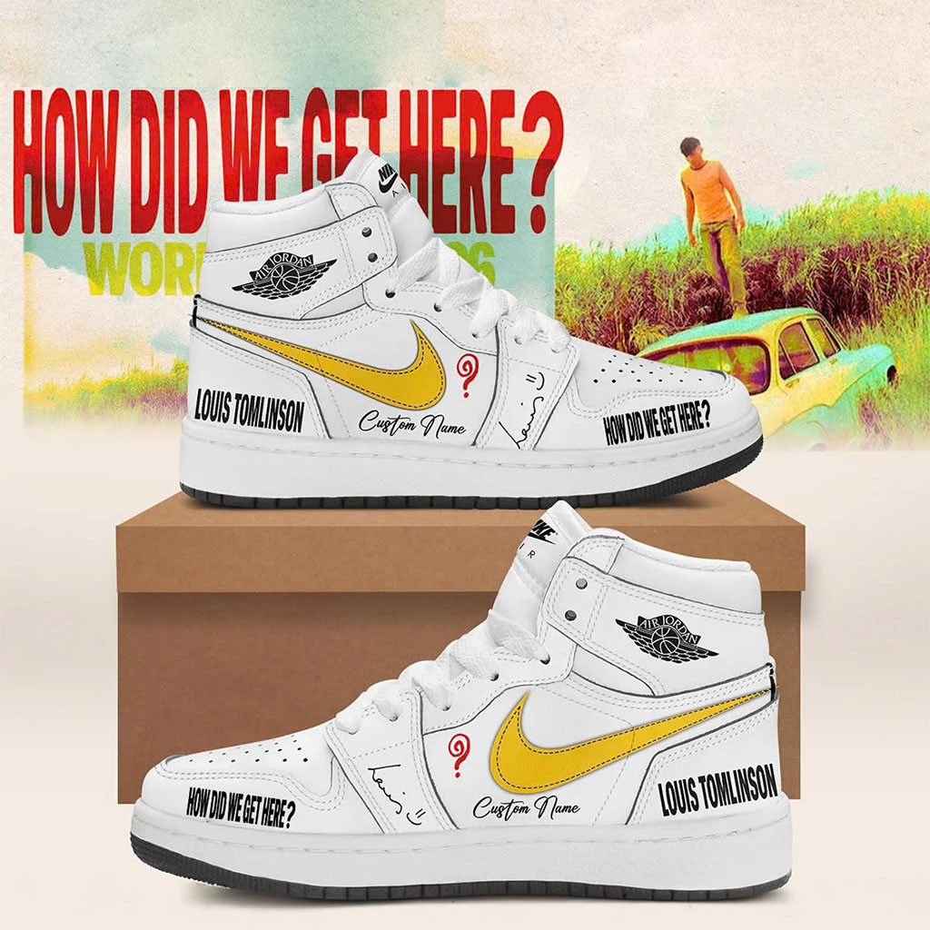 Customized Louis Tomlinson Merch 2026 LT How Did We Get Here Tour Sneakers Fan Gear Gifts - Kdjoy