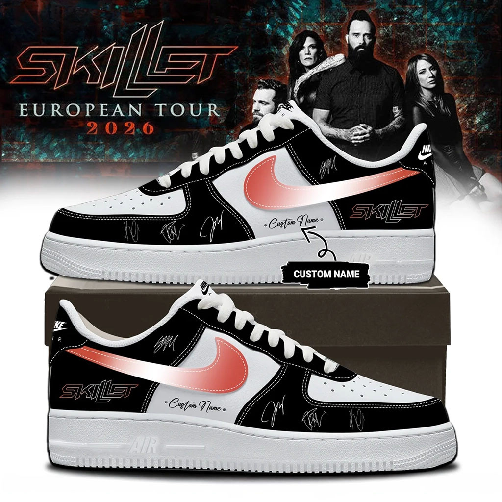 Customized SKILLET European Tour 2026 Shoes Skillet Merch Gifts For Music Fans - Kdjoy