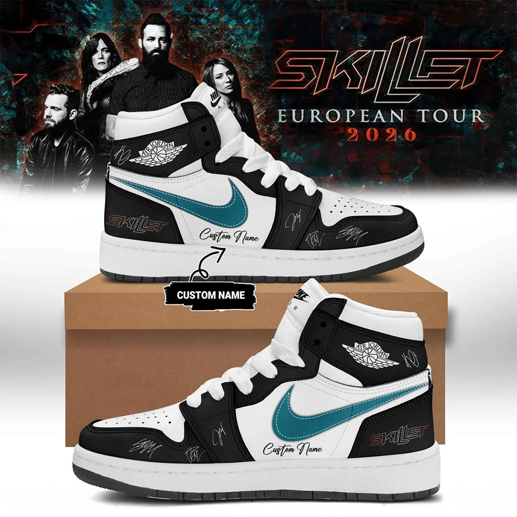 Customized SKILLET European Tour 2026 Shoes Skillet Merch Gifts For People Who Like Music - Kdjoy Customized SKILLET European Tour 2026 Shoes Skillet Merch Gifts For People Who Like Music - Kdjoy
